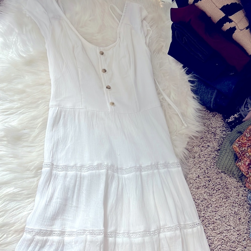 White summer dress